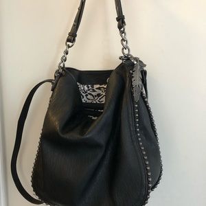 Jessica Simpson Black Leather Purse